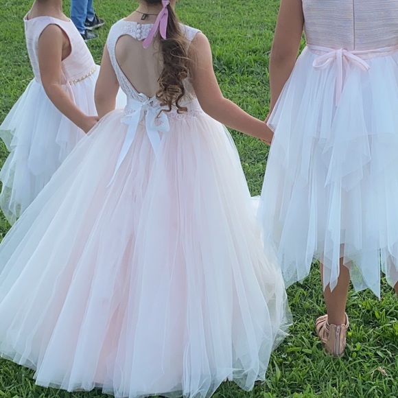 David’s Bridal Flower Girl Dress - Picture 3 of 3